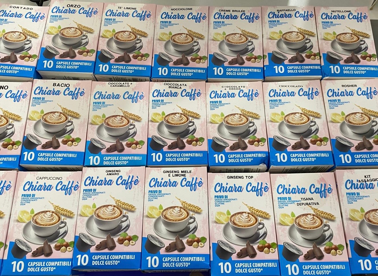 10 capsule Dolce gusto aromatizzato