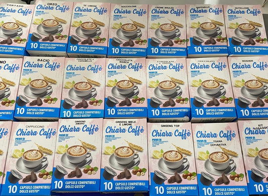 10 capsule Dolce gusto aromatizzato