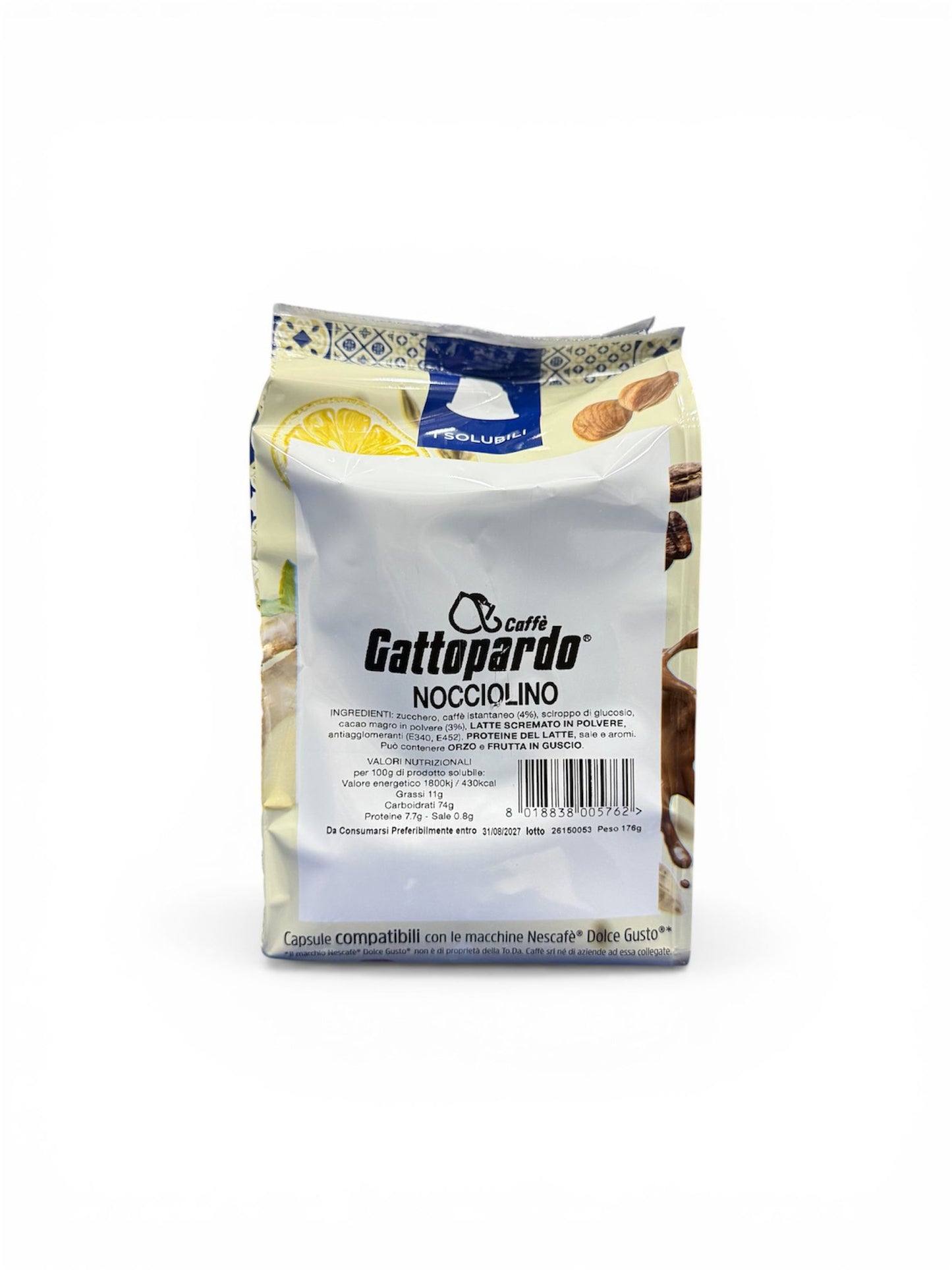 16 capsule aromatizzate dolce gusto gattopardo