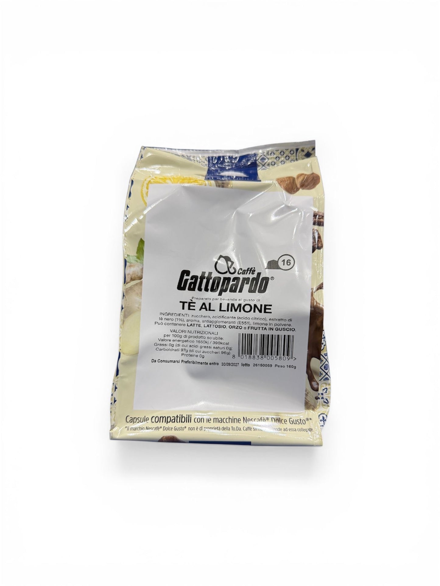 16 capsule aromatizzate dolce gusto gattopardo